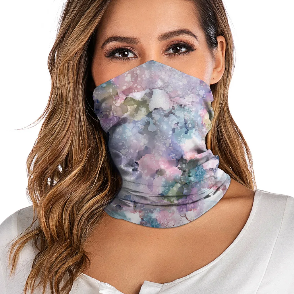 

Unisex Rave Bandana Neck Gaiter Tube Headwear For Women Men Face Scarf Safety Protective Masks Air Filtration Masks