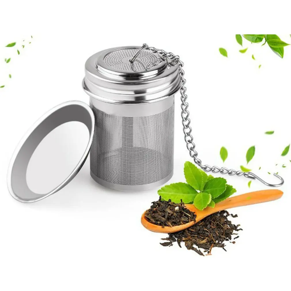 

1pc Stainless Steel Strainer Seasoning Filter Tea Leaking Tea Strainer Hot Pot Spice Halogen Material Filter