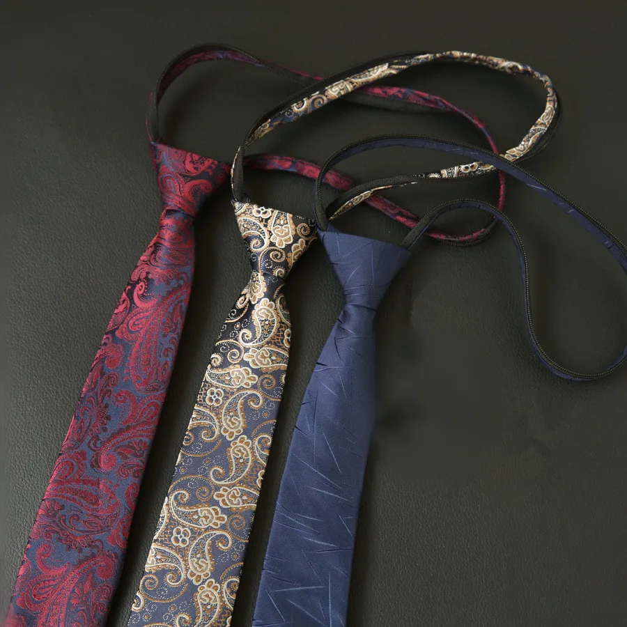 Новый 6 см с готовым узелком галстуки шеи галстук бабочка мужские узкие молнией