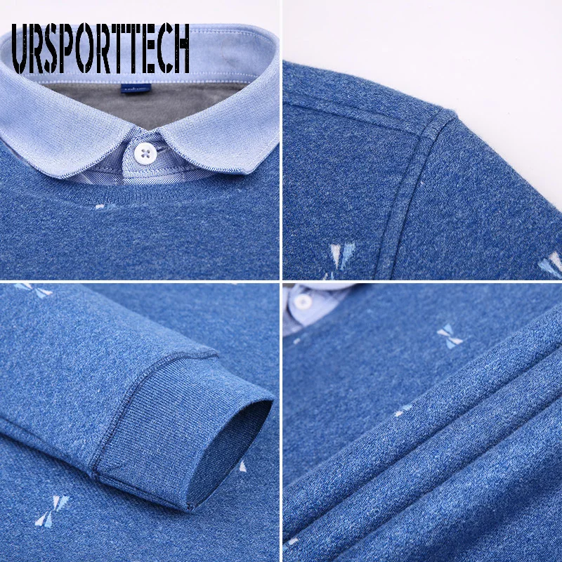 Мужская теплая зимняя рубашка с длинным рукавом и отложным воротником размеры до