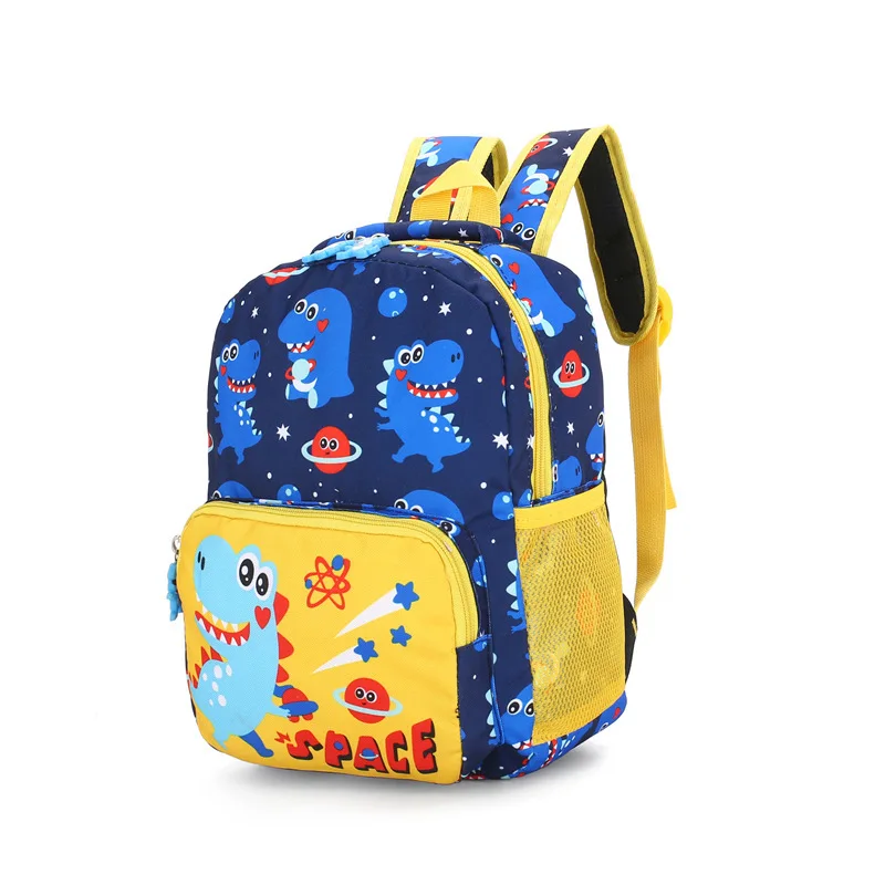 

Factory wholesale new children's backpack cartoon dinosaur kindergarten school bag cute men and women baby fashion shoulders