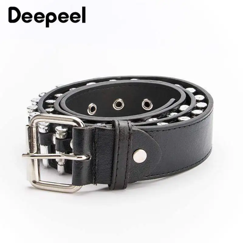 Deepeel 1 шт. 3 8 см * 110 ремень из искусственной кожи в стиле панк пластиковые украшения
