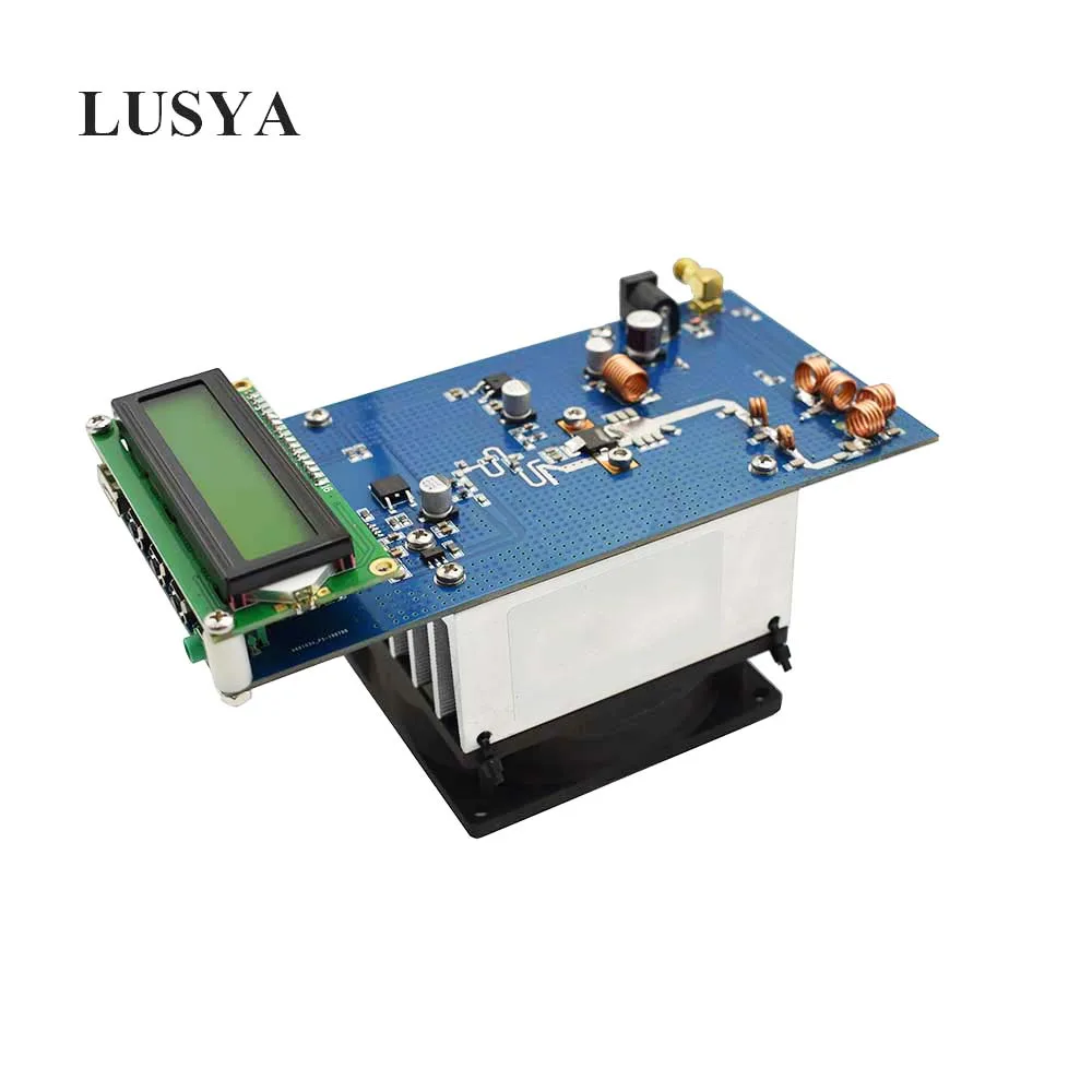Lusya 87,5 M-108 MHz 50W Максимальный до 70W стерео RF усилитель fm-передатчика с вентилятором радиостанции модуль DC 12-13,8 V 10A H4-002