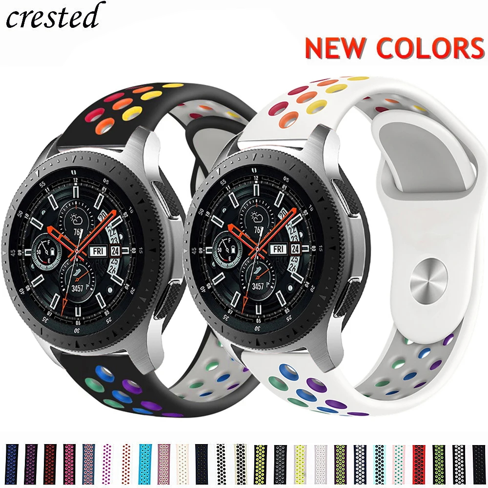 Pride Edition ремешок для Samsung gear s3 Frontier/Classic 20 мм/22 мм спортивный силиконовый браслет