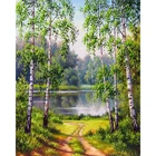5d алмазная картина полный квадратный лес пейзаж Алмазная Вышивка Узор diy мозаика украшение дома ZWQ
