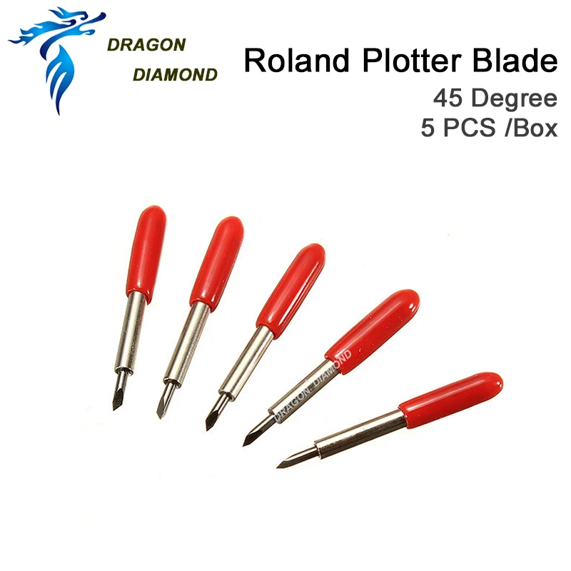 5 шт. Roland режущие лезвия 45 градусов виниловый резак плоттер лезвие | Инструменты