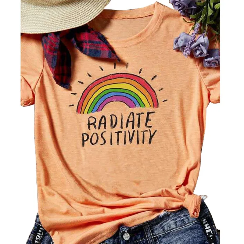 Женская футболка с круглым вырезом и коротким рукавом Повседневная летняя в