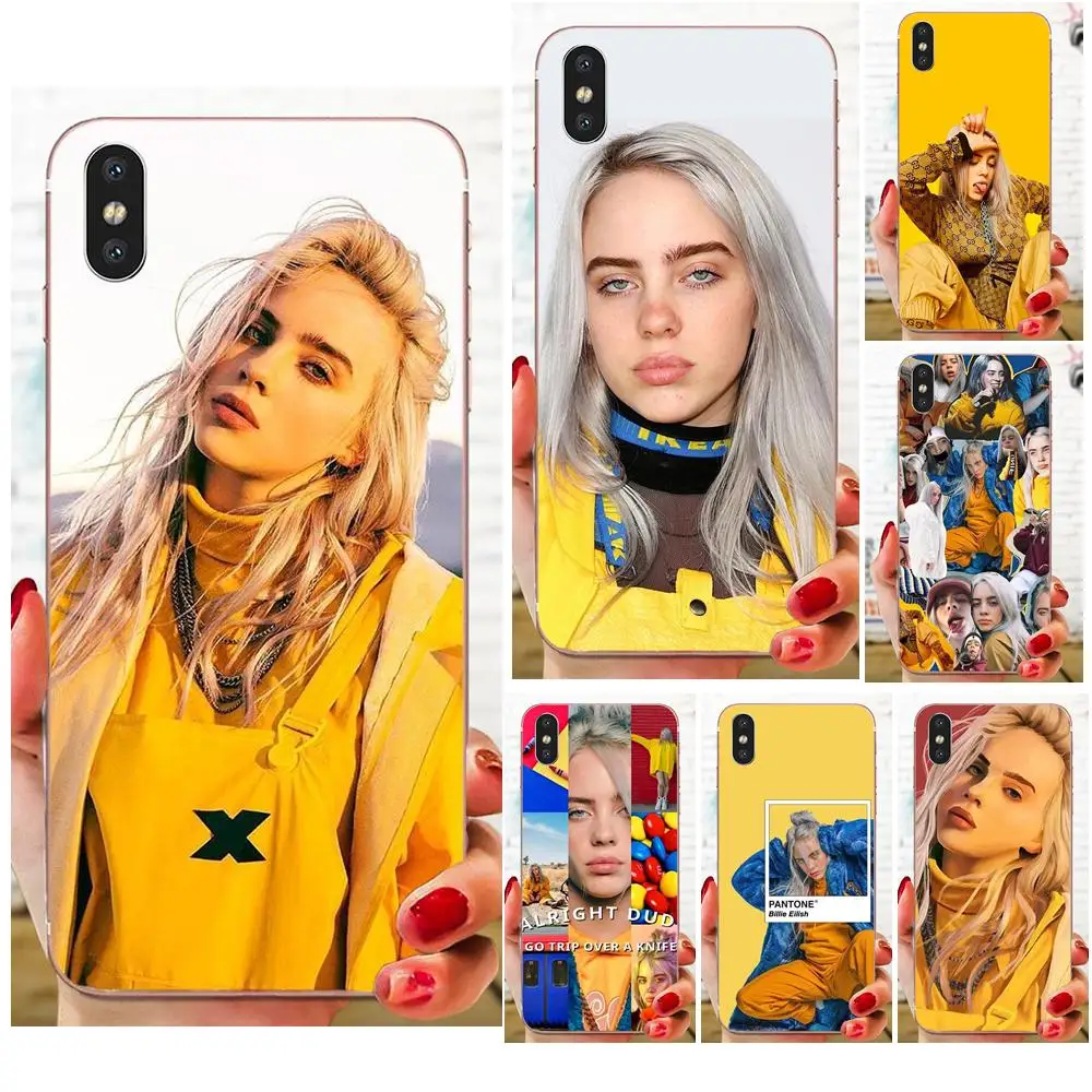 ТПУ с узором Billie Eilish певица звезда музыки для Xiaomi Redmi Note 2 3 3S 4 4A 4X5 5A 6 6A Pro