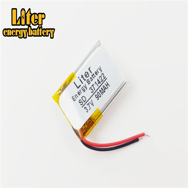 

Литиевая батарея 3,7 в 371422 P371422 90 мА · ч MP3 Bluetooth с зажимом