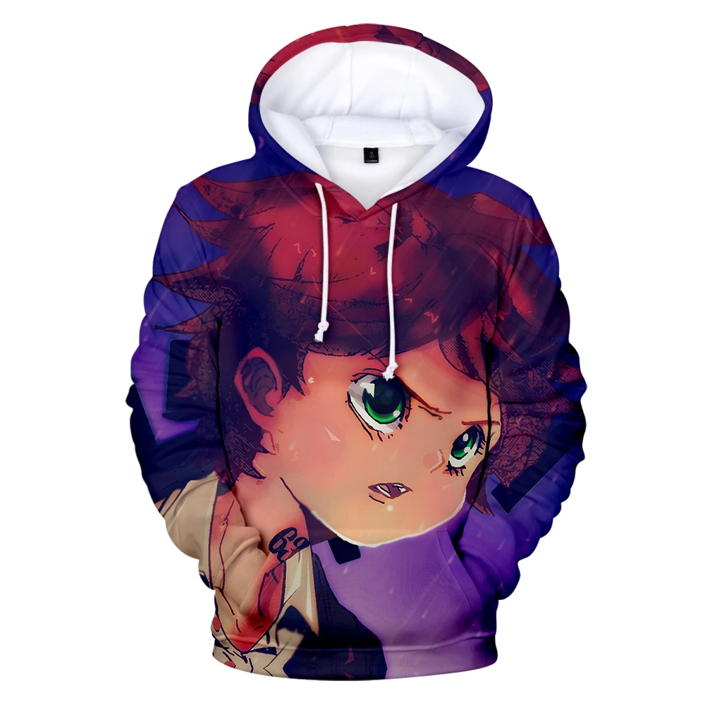 

2020 Handsome The Promised Neverland 3D hoodie Men Women new Autumn Fashion Harajuku Anime Hoodie Kawaii Casual 3D Men's Hoodies