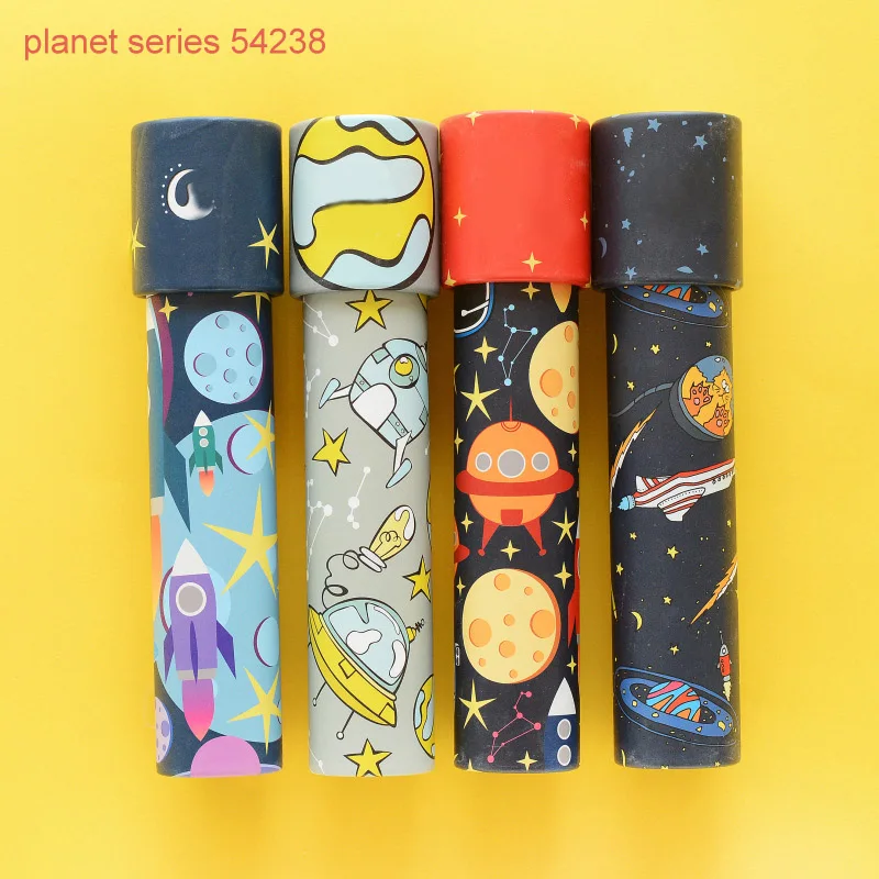 planet 54238 1 шт. случайный мультфильм малыш сенсорные 3D Калейдоскоп красочный мир Волшебные праздничные вечерние принадлежности вечерние сувениры подарки для детей - Цвет: planet 54238