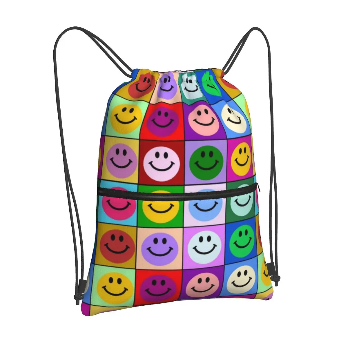 

Men's and women's drawstring backpacks, men's and women's floral backpacks, printed travel and fitness shopping bags