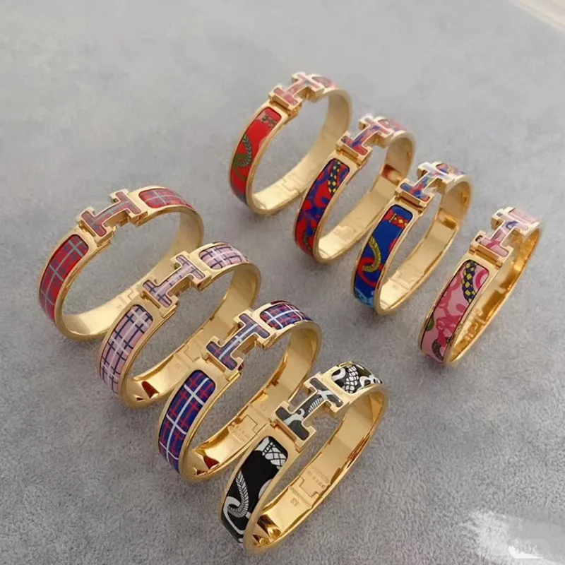 

Branded Bracelets on Hand Fine Jewelry Fashion Luxury Designer Bangle Trending H Brand Bracelet for Women Top Quality Hot Gift