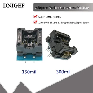 DNIGEF SOP16 to DIP8 Adapter 150mil 300mil Socket IC Programmer For EZP2010 EZP2013 RT809F CH341A