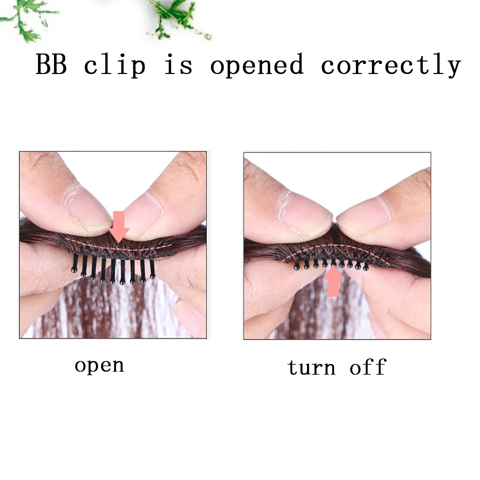 

MEIFAN Short Hair Pieces Invisible Clip in Hair Pad High Hair Pieces in Hair Extension Fluffy Synthetic Natural Fake Hairpieces