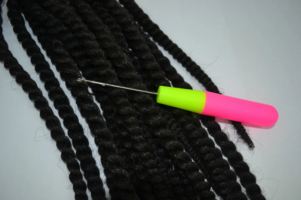 Крючком крюк дреды Блокировка блокировки волос микро коса иглы инструмент