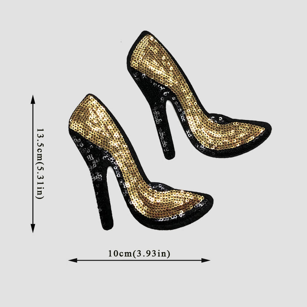 2 пары красные блестки аппликация для обуви | Дом и сад