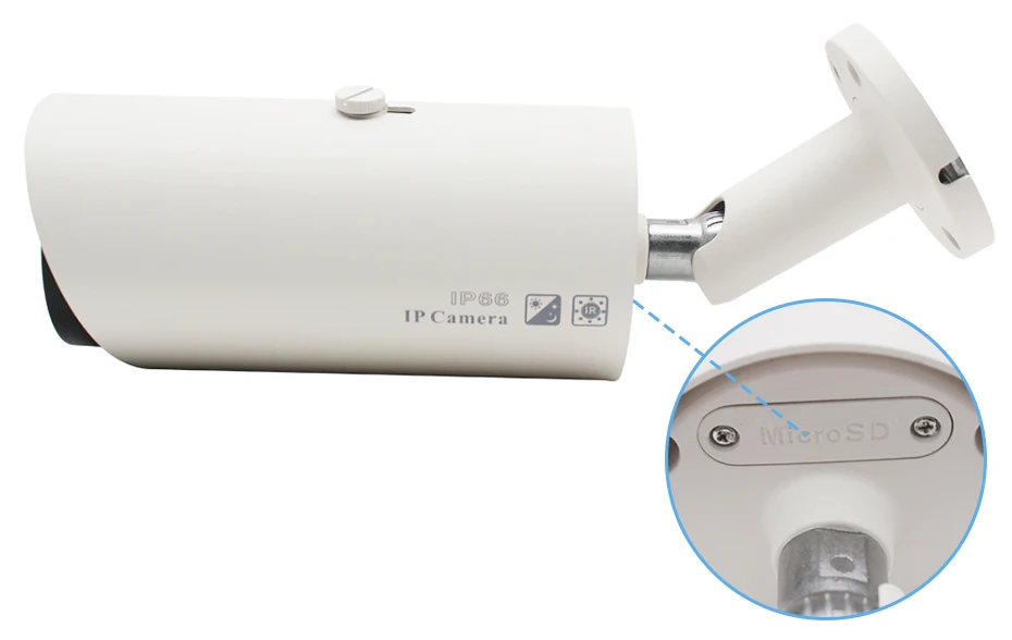 Hikvision, совместимая с 4K POE ip-камера, уличная, 8 Мп, Vari-Focus, 2,8-12 мм, цилиндрическая камера видеонаблюдения, H.265, слот Micro SD