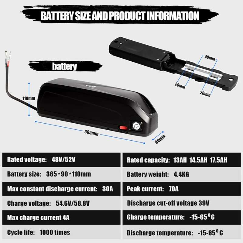 Комплект электромотора Bafang BBS02B BBS02 48 В 750 Вт средний привод 52 в 13 Ач литий-ионный