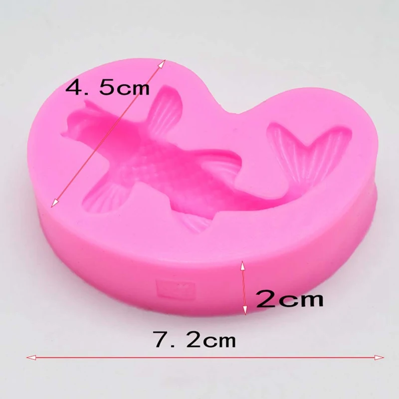 Новые творческие рыбы Форма Diy Fondant (сахарная) пресс формы для выпечки торта