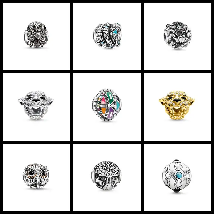 Бусы Тигр Подходит для браслета Томас ожерелье Карма шармы европейские