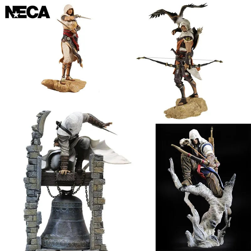 

Oversized 32cm NECA Action Figure Assassin's Creed 3 Ubisoft Free Edition Connor Aya Baker Altaïr Clock Tower Model Decoration