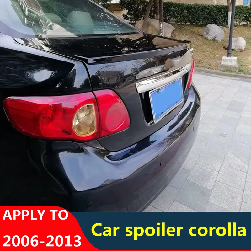 Автомобильный спойлер для Toyota Corolla 06 07 08 09 10 11 12 13 автомобильный заднее крыло