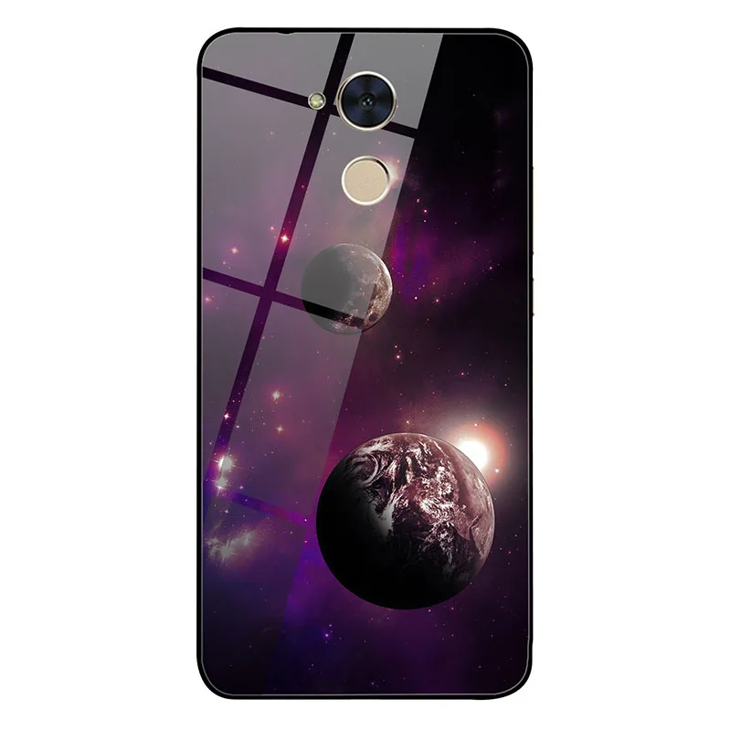 Новый Модный чехол из закаленного стекла для Huawei Honor 6C Pro телефона 9X 9 lite задняя