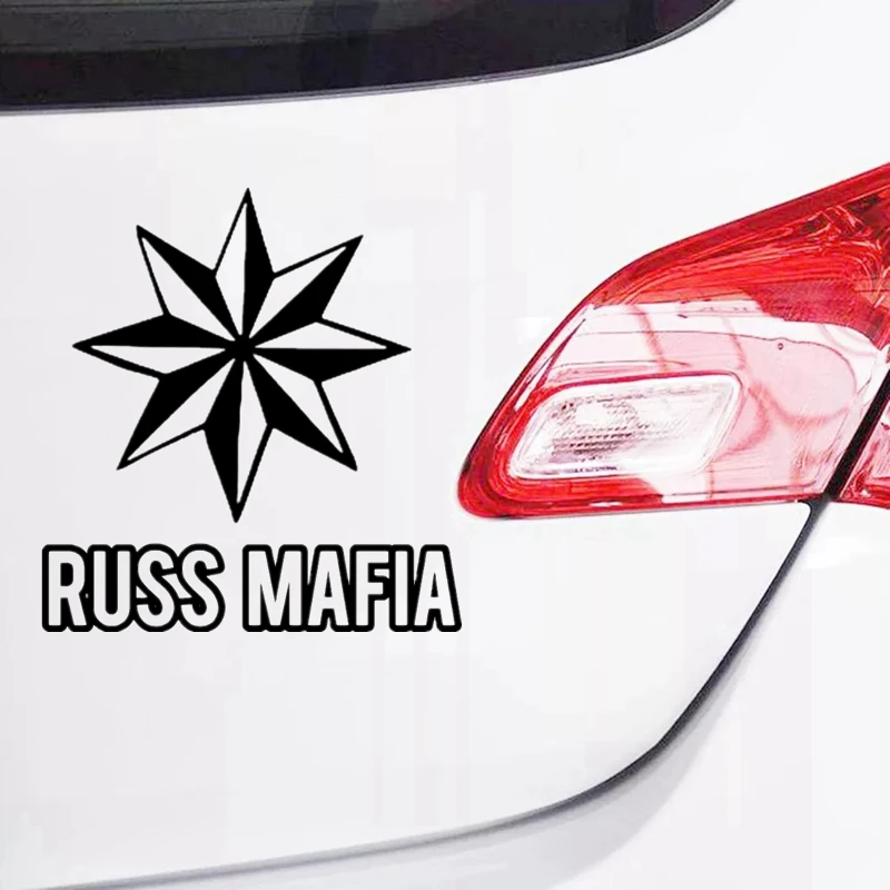 CK2840#15*16см наклейки на авто RUSS MAFIA водонепроницаемые машину наклейка для