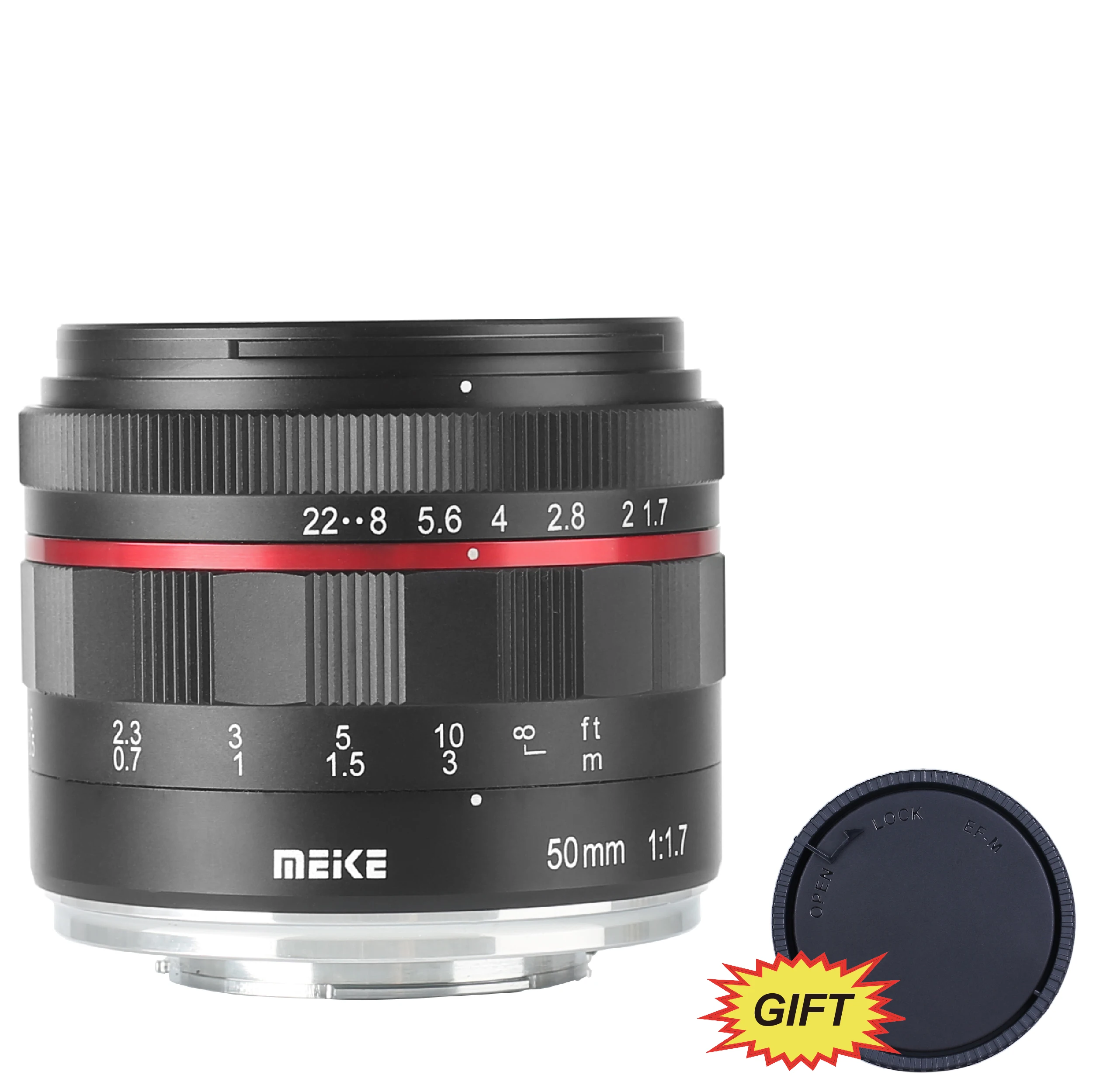 Meike MK 50 мм f1.7 ручная Фокусирующая линза с большой диафрагмой для камер Sony E-mount A6000