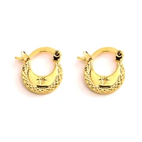 hoop chunky gold hoop earrings for women punk metal gold circle earrings wedding bridal party gifts