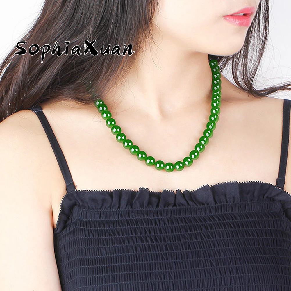 

SophiaXuan Fashion Imitation Stone Pendants and Necklaces Simplicity Artificial Pendant Necklace for Women Mother's Day Gift