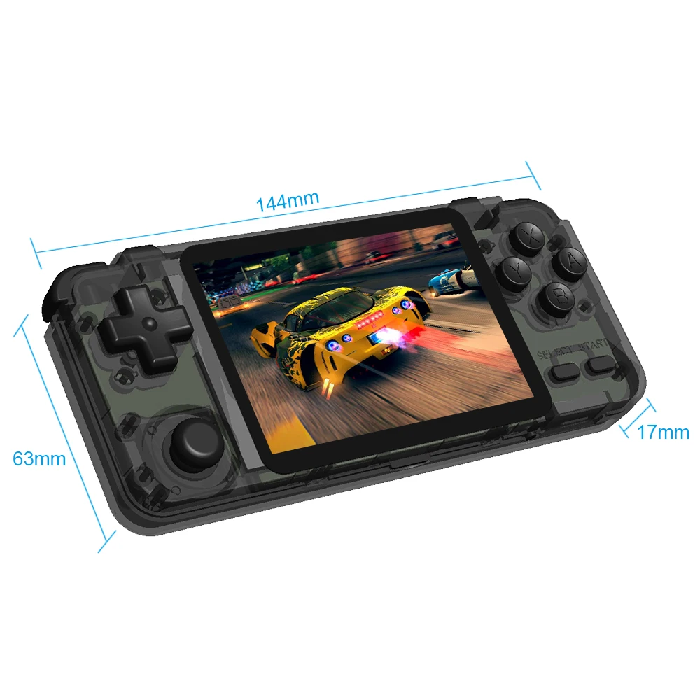 

New RK2020 Retro Game Player 3.5 inch IPS screen Handheld Game Player GB N64 CPS3 128G Gaming Console SNES MD Game Machine Box