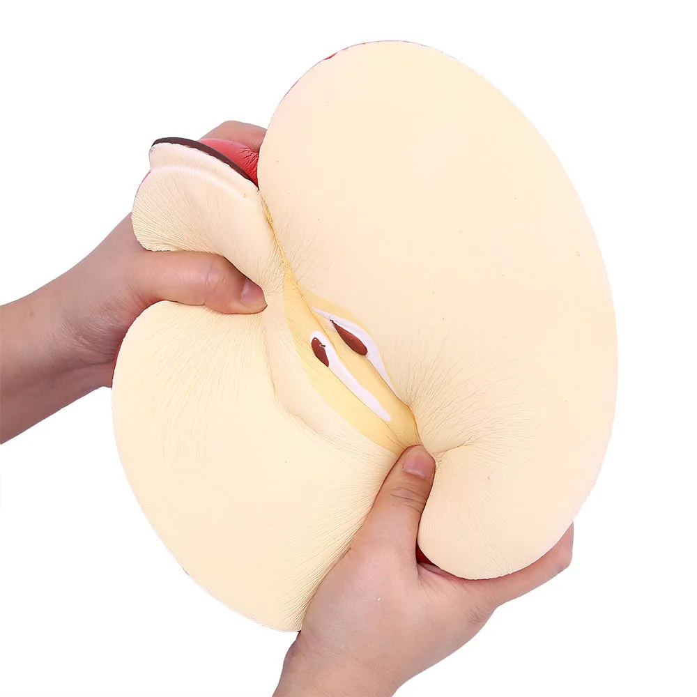 

25CM Cute Giant Red Apple Pinch Decompression Toy Scented Super Slow Rising Kids Toy Stress Reliever Toy Baby Children Gifts