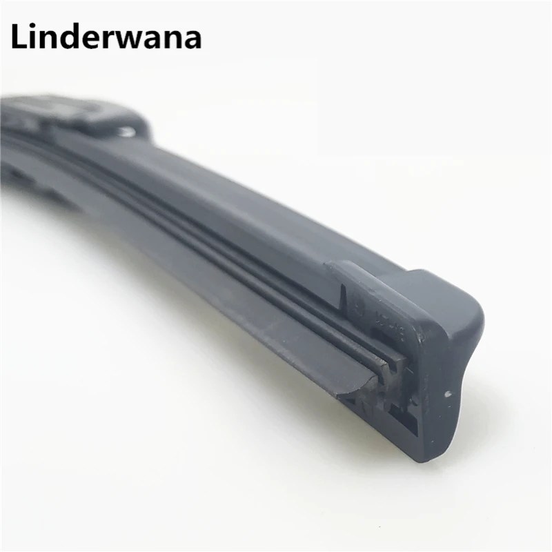 Черные универсальные u образные мягкие безрамные резиновые щетки