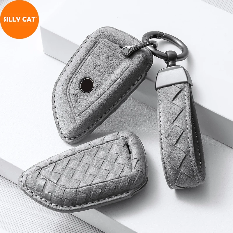 

Turn Fur Car Key Case Suit For BMW Key Fob Cover Case 2 3 5 7 Series X1 X3 X5 X6 F45 F46 G20 G30 G32 G11 G12 F48 G01 F15 F85 F16