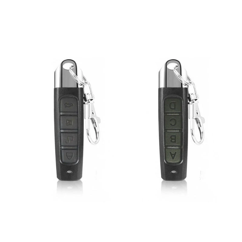 

433Mhz Remote Control Garage Gate Door Opener Remote Control Duplicator Clone Cloning Code Car Key ABCD 4 Channe Garage Gate
