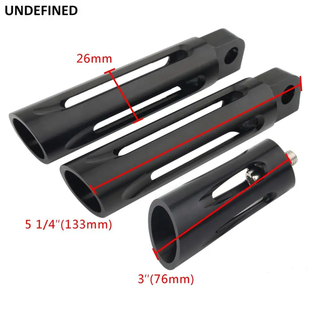 Черные опорные подножки для мотоцикла Shollow ног Harley Dyna Fat Bob Softail Touring Custom|Подставки