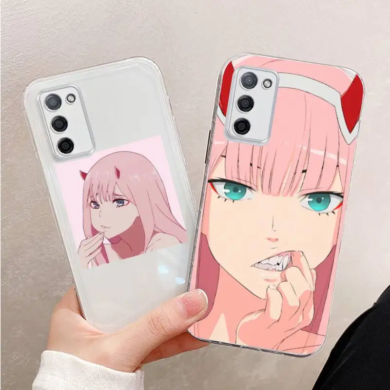 

Zero Two Darling in the FranXX Anime Phone Cases Transparent For OPPO R RENO 9 11 17 3 4 S PLUS PRO 15X k7