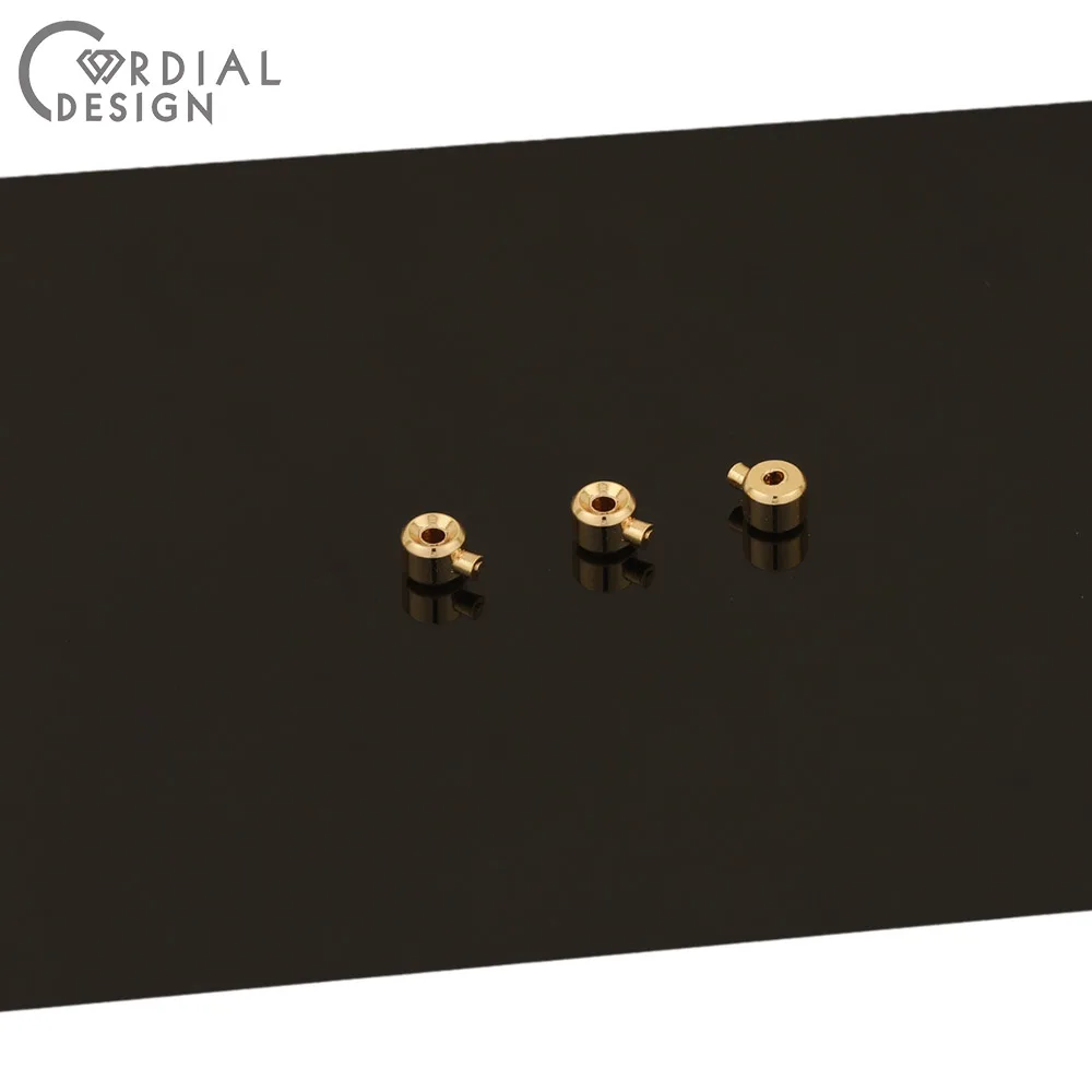 

Cordial Design 50Pcs 3*4MM Jewelry Accessories/Hand Made/End of Bracelet/Genuine Gold Plating/DIY/Jewelry Findings & Components