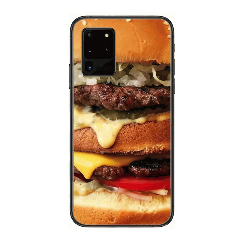 

Western cuisine Phone cover hull For SamSung Galaxy S 6 7 8 9 10 20 21 Plus Edge E note 5G Lite Ultra black soft bumper