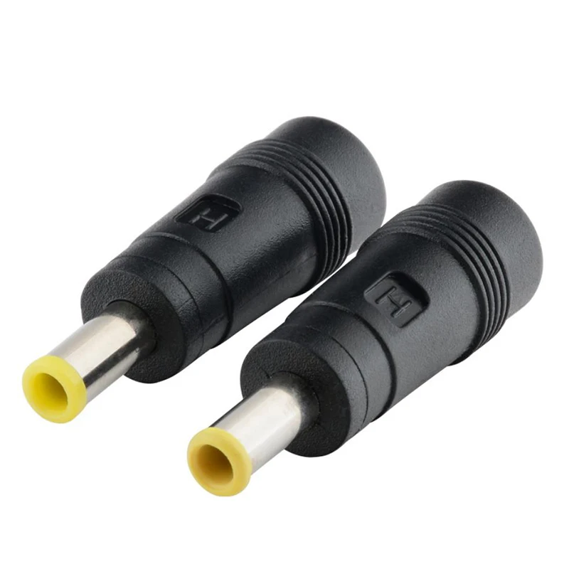

2Pcs/set 5.5x2.1mm Female to 5.5x3.0mm Male DC Power Connector Adapter Laptop