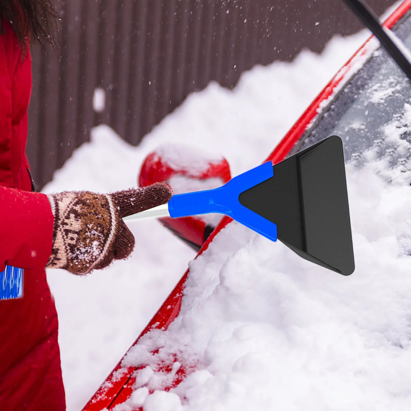 

Snow Removal Shovel Ice Scraper & Car Snow Cleaning Brush Extendable Windshield Snow Shovel Brush Winter Snow Removal Tools