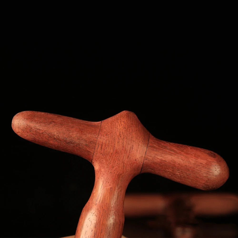 

Wooden Massager Chicken Wing Wood Cross Acupuncture Stick Body Massage Tool Foot Reflexology Shiatsu Thai Massage Scraping Board