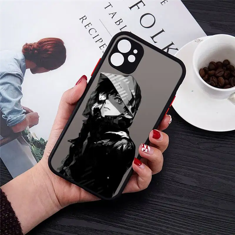 

tokyo ghoul anime manga luxury Phone Case funda matte transparent For iphone 7 8 11 12 plus mini x xs xr pro max cover