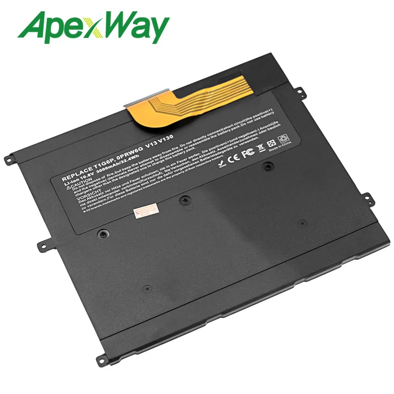 Аккумулятор для ноутбука Dell PRW6G T1G6P 0449TX 0NTG4J 0PRW6G Vostro V13 V13Z V130 V1300 11 1 В 3000 мА · ч |