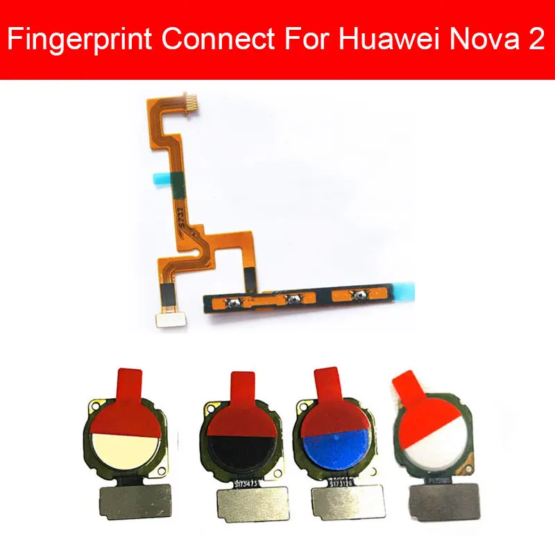 Гибкий кабель с кнопкой отпечаток пальца для Huawei Nova 2 Nova2 PIC-AL00 PIC-L09 PIC-L29 PIC-TL00