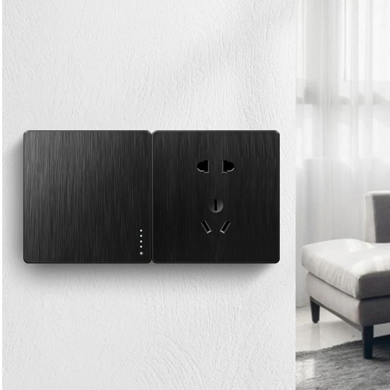 ЕС Великобритания Германия Франция ретро черный белый медный рычаг тумблер 1-4gang