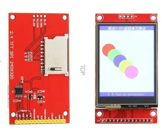Maithoga 2 4 дюймовый 14PIN SPI TFT LCD RGB 65K цветной экран (сенсорный/без касания) с адаптером
