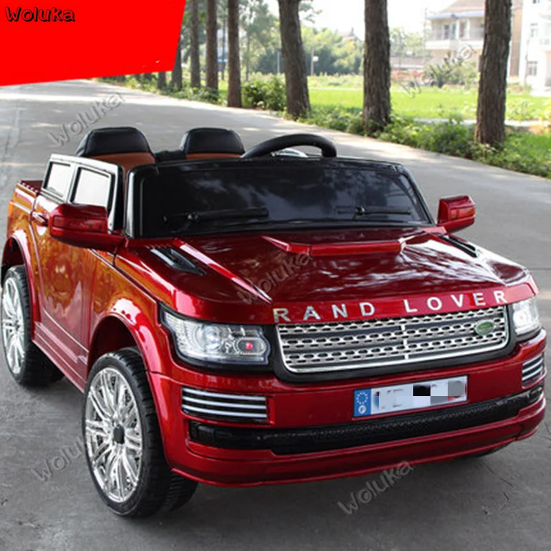 Двухместная детская электромашинка для бездорожья четырехколесный